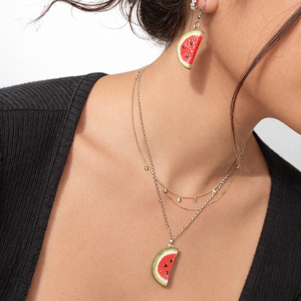 Juicy Watermelon Necklace