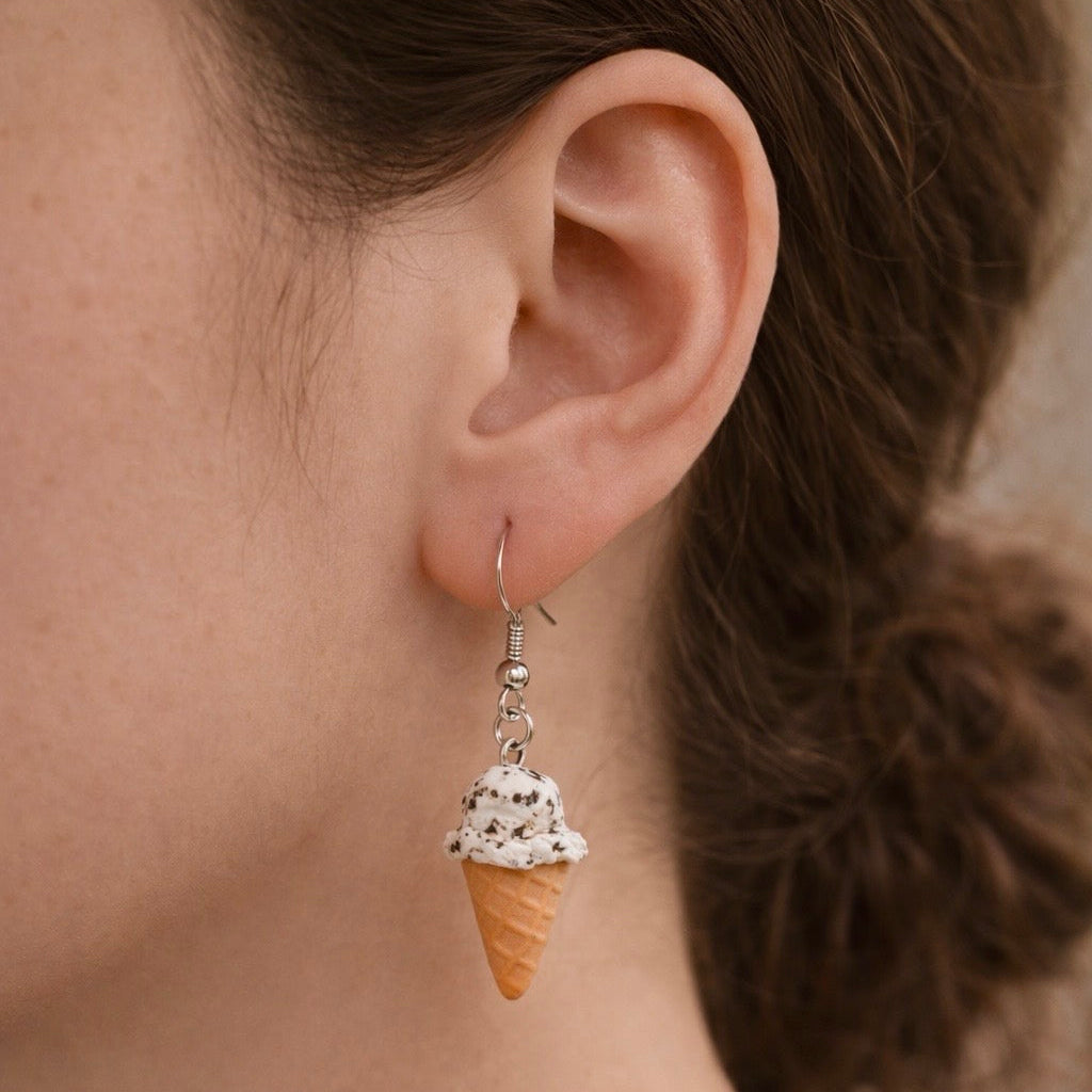 Cookies and Cream Earrings