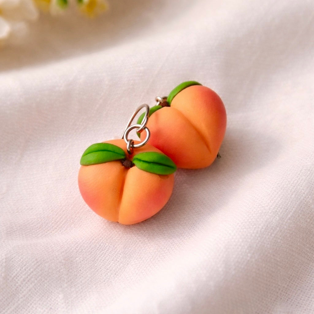 Cutesie Peach Earrings