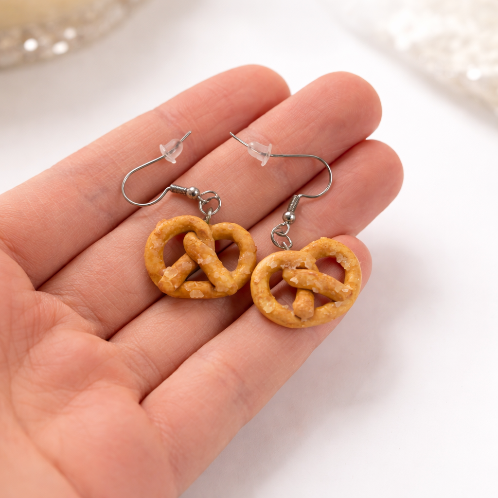 Pretzel Earrings