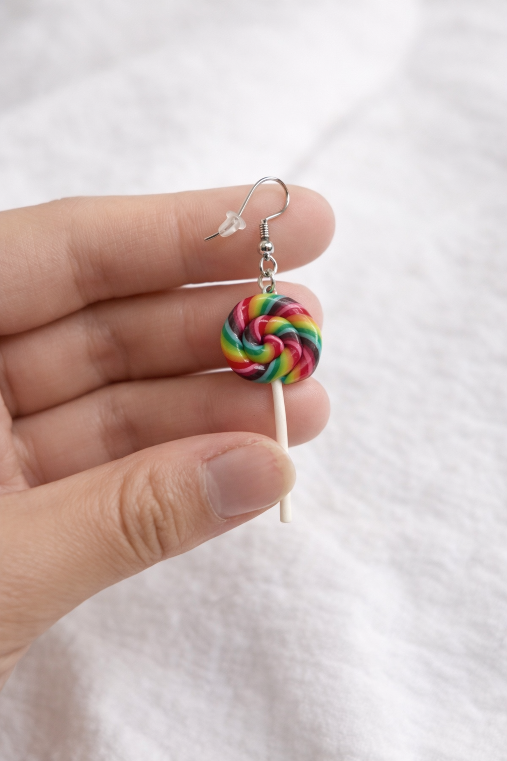 Rainbow Lollipop Earrings