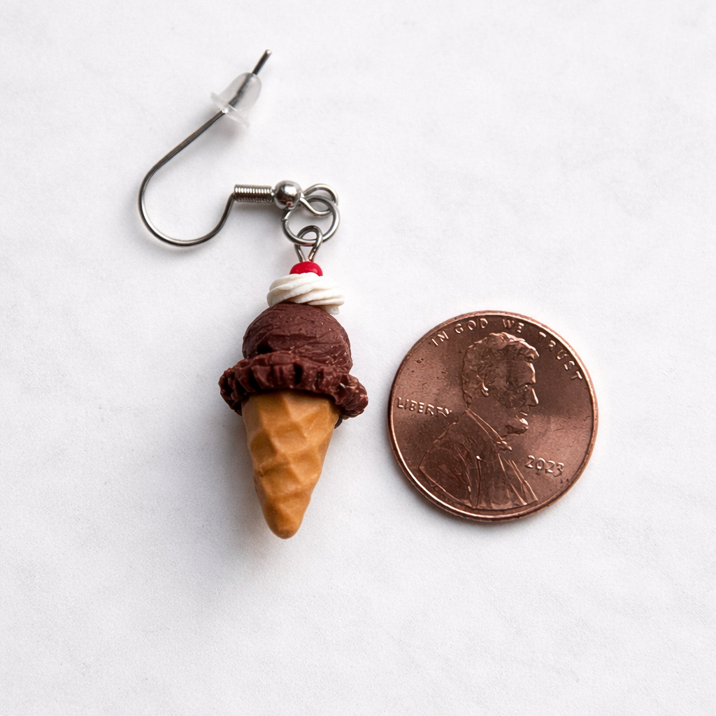 Chocolate Sundae Earrings