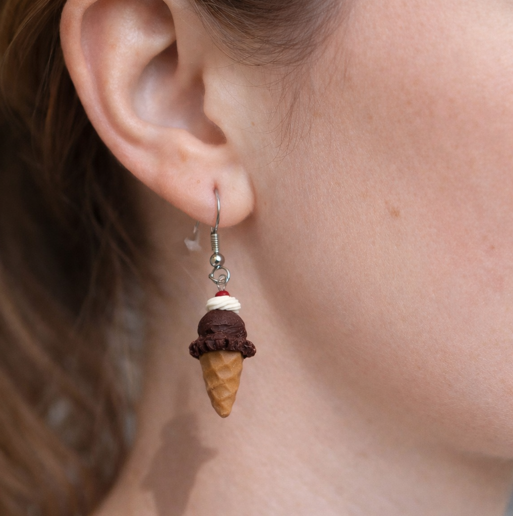 Chocolate Sundae Earrings