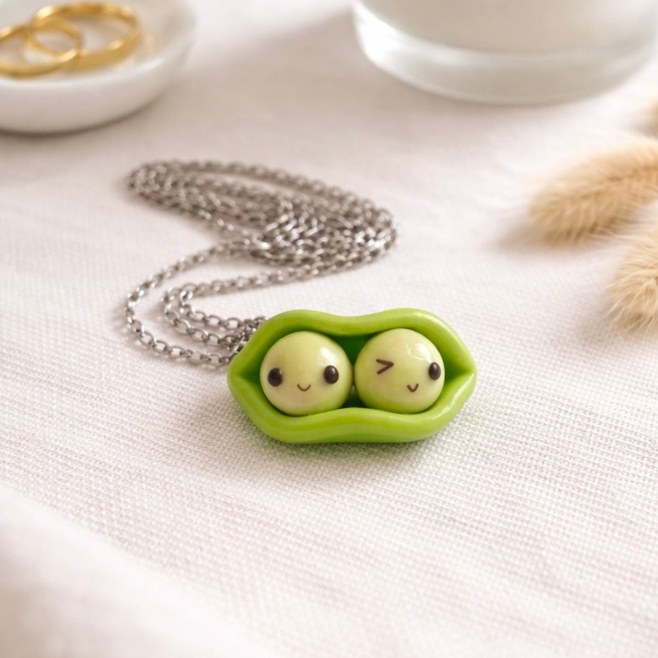 Two Peas in a Pod Necklace