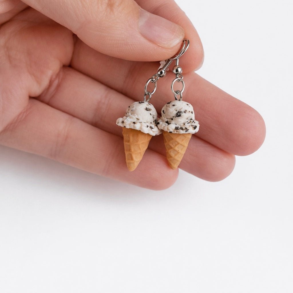 Cookies and Cream Earrings