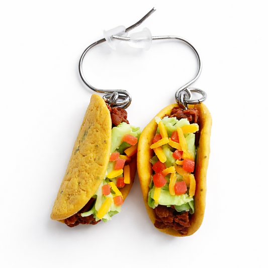 Realistic Taco Earrings