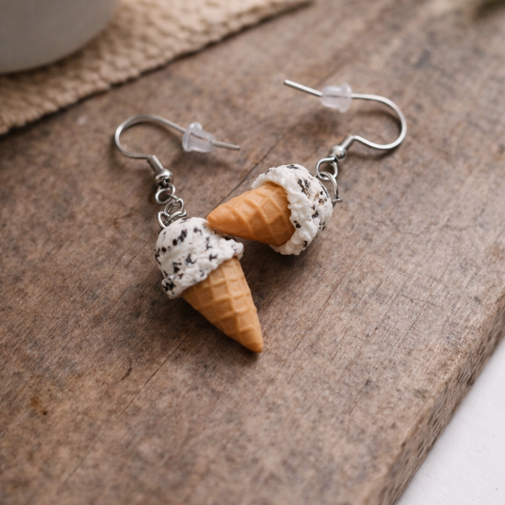 Cookies and Cream Earrings