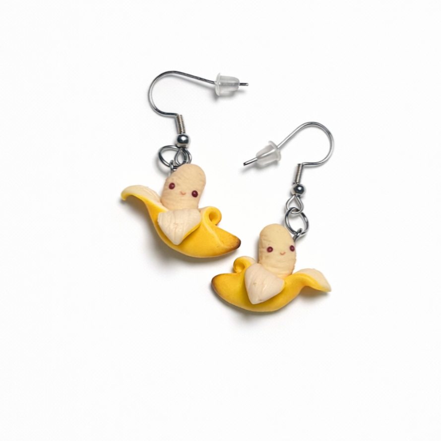 Happy Little Banana Earrings