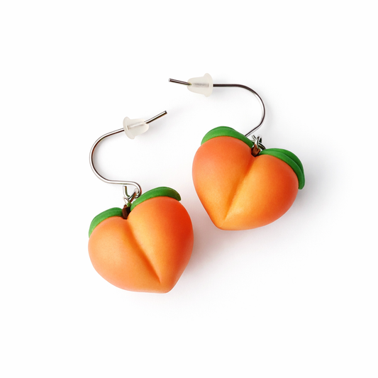 Cutesie Peach Earrings