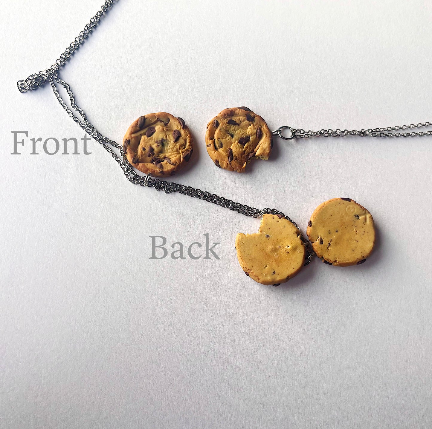 Chocolate Chip Cookie Necklace