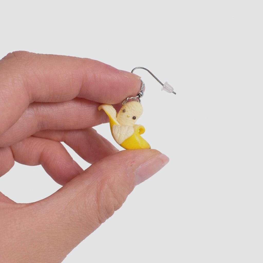 Happy Little Banana Earrings